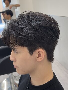 ビカムメンズヘアー 栄店(become men's hair) ジェントルパーマジェントルショートフェザーパーマニュアンス