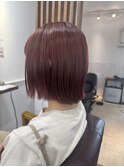 秋感満載ピンクベージュスタイル