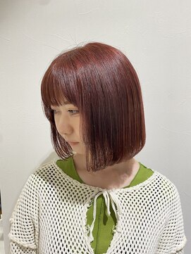 ブリーチなしダブルカラー Aujuaトリートメント