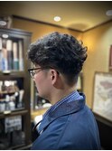 ラルフカール 刈り上げ メンズパーマ ビジネスマン 新潟