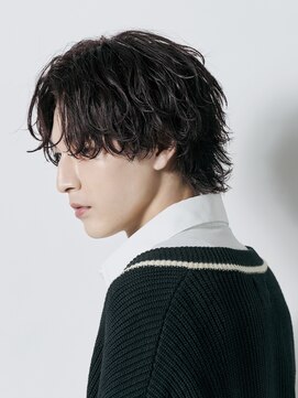 センターパート/シャドウパーマ/ウルフ/京都/men's