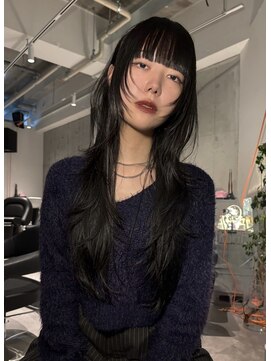 シティ(sity.) 天神　ブリーチカラー　顔まわりレイヤー　レイヤーカット