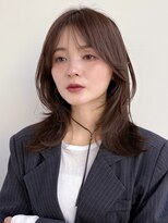 ラフ フロム ガーデン(Laf from GARDEN)&nbsp;ミディアム/レイヤーカット/顔周りカット/透明感カラー