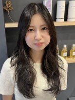 ラミエバイメルト 下北沢(lamie by melt) ハッシュカット 顔周りカット ダークブラウン シャギーカット
