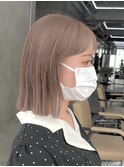 ☆ハイトーンブリーチミルクティーカラーホワイトベージュカラー