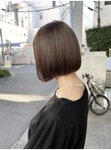 【clam./窪田】大人可愛いミニボブ/切りっぱなしボブ/髪質改善