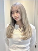 ハッシュレイヤーカット×ハイトーンカラー【八王子】