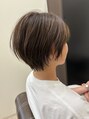 フランヘア 新宮店(Flan hair) 耳掛けギリギリのショートスタイルです。