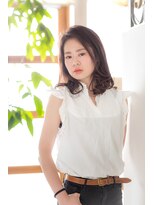 グラニュー(granew)&nbsp;エフォートレス×斜めバングハニーヘア