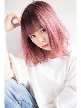 Eight New Hair Style オルチャンピンク ソフトボブ L エイト 上野店 Eight Ueno のヘアカタログ ホットペッパービューティー