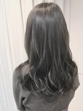 ブルー(BLUE) 【Blue】#ブリーチなし#大人可愛い#ツヤネビージュ