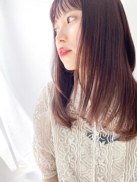 ケーツー心斎橋 クイーンズガーデン バイ ケーツー(K two QUEEN'S GARDEN by K two) ナチュラルカール×on眉バング1/田中/心斎橋&難波&なんば