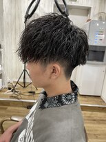 メンズアンダーバーホワイト 南海難波店(Men's _WHITE)&nbsp;ツイストスパイラルパーマ