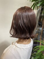 ソワンドゥブレス 瓜破店(soin de brace)&nbsp;パツットボブラベンダーベージュ