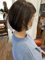 TJ天気予報 5ページ 知立店&nbsp;脱白髪染めハイライト&ボブスタイル