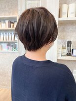 キャアリー(Caary)&nbsp;福山市美容室Caary人気 暗め赤みカラーマッシュショート