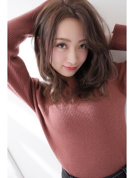 ウォークヘアーグロウ(Walk hair grow) かっこかわいい★かきあげバング×ゆるウェーブ