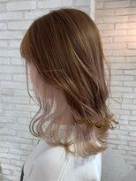 ロンドシェリ 仙台(Lond Cheri)&nbsp;シルキーベージュ/デザインカラー/イヤリングカラー/美髪仙台