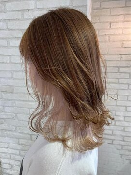 ロンドシェリ 仙台(Lond Cheri) シルキーベージュ/デザインカラー/イヤリングカラー/美髪仙台