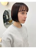 ぱつっとミニボブ