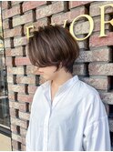 【FAVORチーフ】秋に似合うクールショート　パーソナルカラー