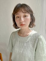 ムク 甲府(muku.)&nbsp;前髪/マチルダボブ/ピンクベージュインナー/グレージュ[甲府駅]