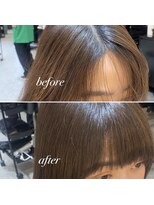 スティルエレ(STILL ere)&nbsp;前髪の割れや浮きを解決クロスパーマ