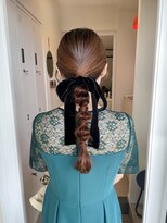 お呼ばれヘアアレンジ♪