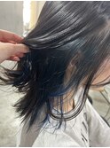 イヤリングカラーネイビー
