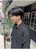 センターパート メンズカット