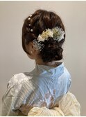 夏の浴衣とヘアアレンジ 夏祭り/浴衣/シニヨン/お団子/着付け