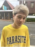 ダークアッシュ/アッシュブラック/カルマパーマ/ベリーショート