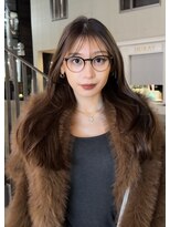 コフィー バイ メルト 吉祥寺(cofy by melt)&nbsp;【中澤彩乃】韓国風レイヤーカットワンホンヘアショコラブラウン