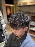 ニュアンスパーマ/スペインカール/スパイキーショート/MEN'S