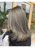 ブリーチ/オリーブグレージュ/透明感/韓国/髪質改善/奈良駅