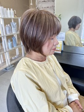 ハウオリ(Hau'oli) 白髪ぼかし/白髪ぼかしハイライト/脱白髪染め/白髪染め/透明感