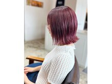 ネイビーヘアデザイン(navy hair design)