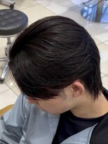 クアトログランシュ ひたちなか店(QUATRO×GranCieux)&nbsp;曲がる縮毛矯正×センターパート　ひたちなか/メンズ縮毛