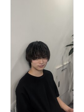 クロムトウキョウ ザ バーバー ネオン 新宿店(CHROM TOKYO the Barber ne/on) 重めマッシュ