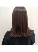 【&ONE 自由が丘】ピンクラベンダー　×　切りっぱなしスタイル