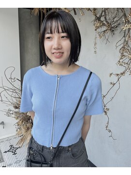 ディレクト(Direct) ショートボブハイライトレイヤーカットヘアセット/鹿児島/天文館