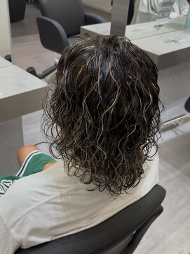 ビカムメンズヘアー 栄店(become men's hair) ロングサーフカール/メンズボブ/メッシュパーマ/名古屋栄