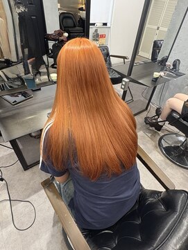 エイト 池袋店(EIGHT ikebukuro) キャロットオレンジ/ケアブリーチ/ハイトーン