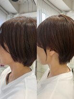 メモリーズ 表参道(Memories)&nbsp;絶壁解消・ひし形・丸み・大人ショートボブ20代30代40代