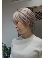 リフル 八王子(RIFULL)&nbsp;ハイライト　バレイヤージュ　ショート　レイヤー　髪質改善