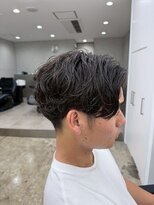 エッジ ヘア メイク(edge hair +make)&nbsp;メンズ/フェザーパーマ/ダウンパーマ/ニュアンスパーマ/流山