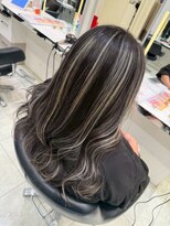 キャパ(CAPA)&nbsp;コントラストハイライト×グレージュ(茅ヶ崎/20代/韓国ヘア)