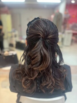 ハナココ 水戸店(hana Coco) ハーフアップ