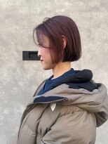 ニア 清澄白河(nir)&nbsp;【清澄白河 半個室】 ミニボブ×ピンクラベンダー