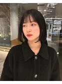 【清澄白河】大人ショートボブ黒髪艶髪